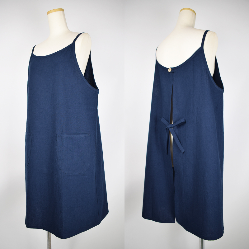 かわいいキャミエプロン無地