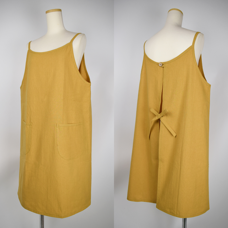 かわいいキャミエプロン無地