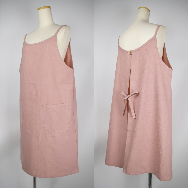 かわいいキャミエプロン無地