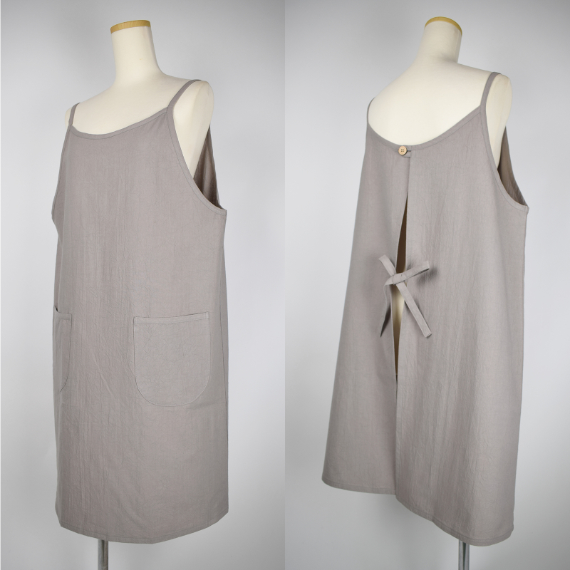 かわいいキャミエプロン無地