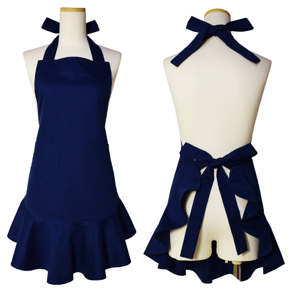 フリルエプロン