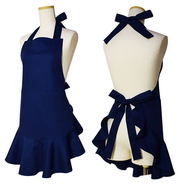 フリルエプロン