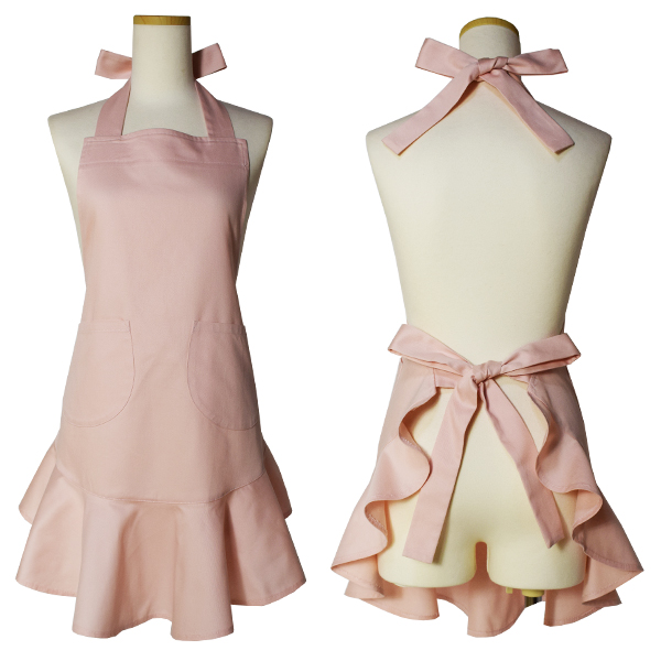 フリルエプロン