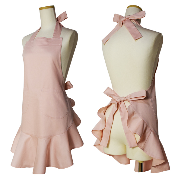 フリルエプロン